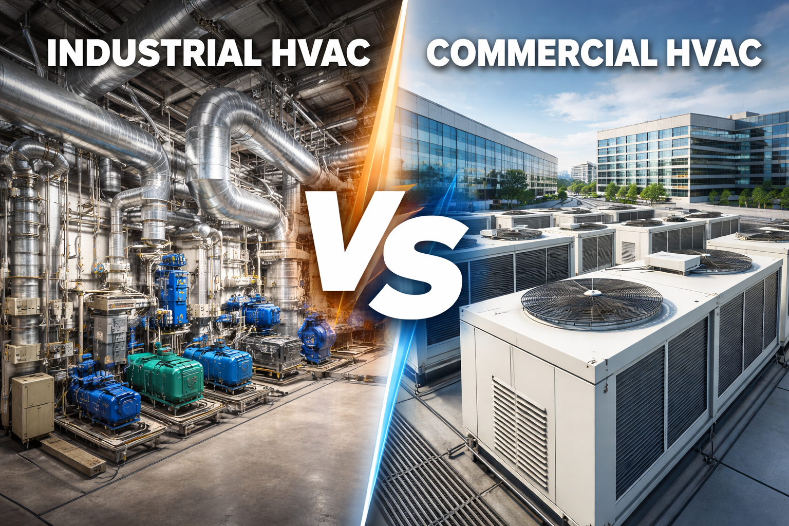 Industrial vs. Commercial HVAC Requirements: Key Differences Explained