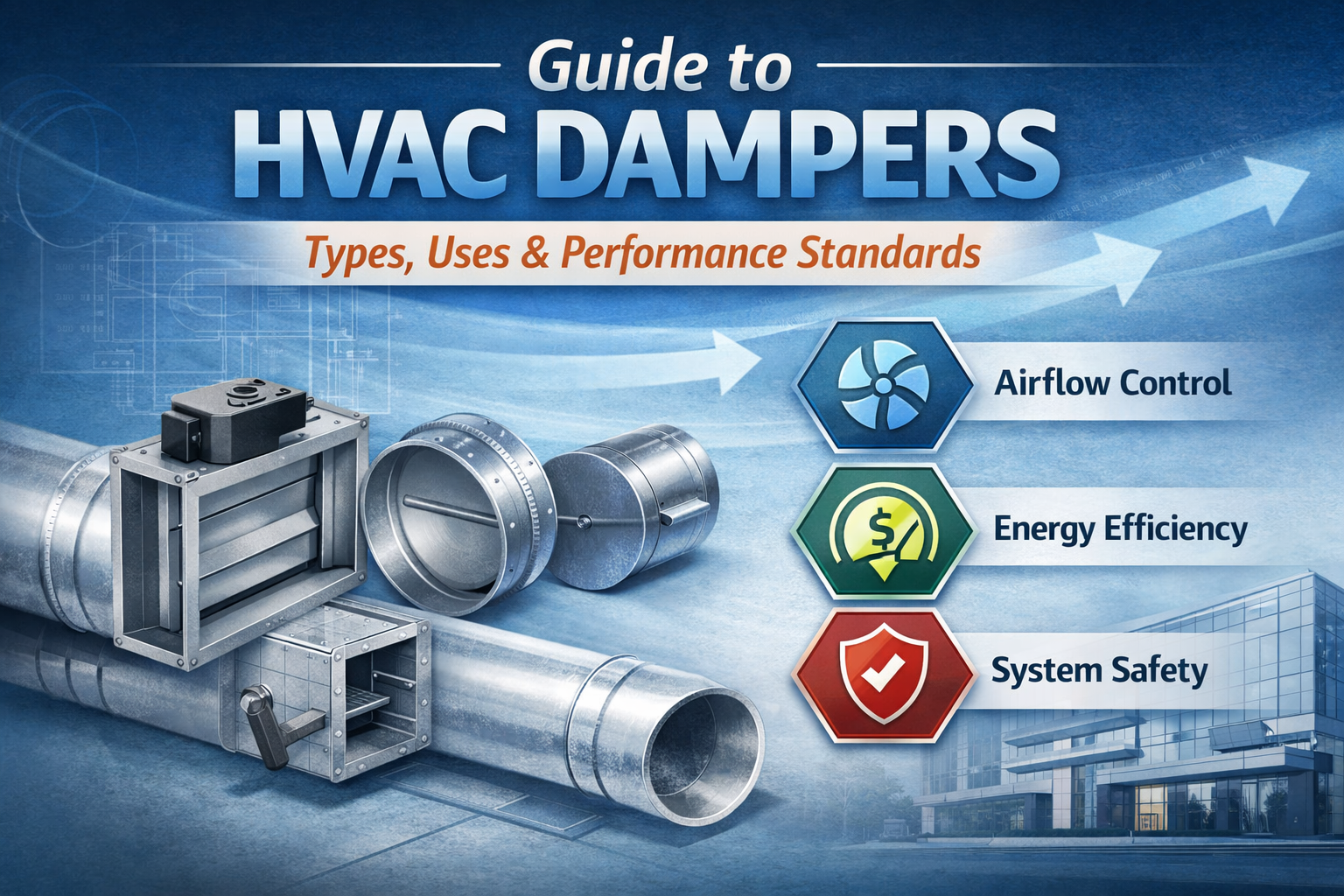 Guide to HVAC Dampers: Types, Uses & Performance Standards