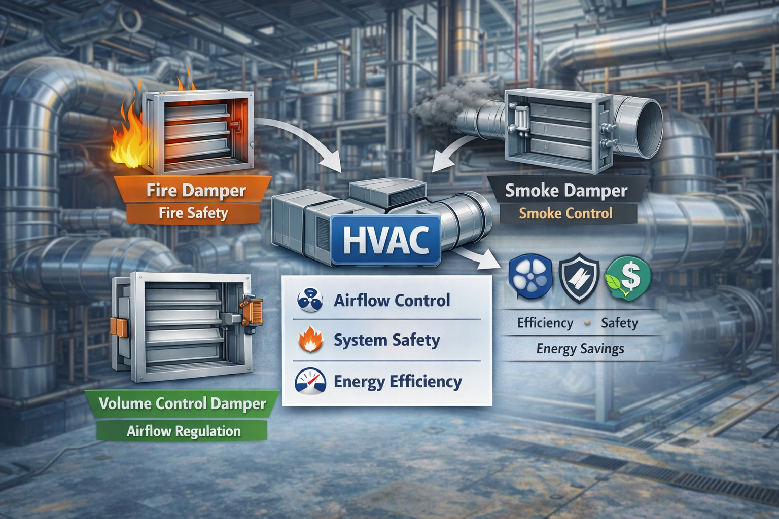 Guide to HVAC Dampers: Types, Uses & Performance Standards