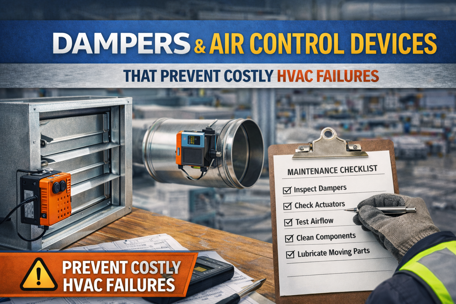 Dampers & Air Control Devices That Prevent Costly HVAC Failures
