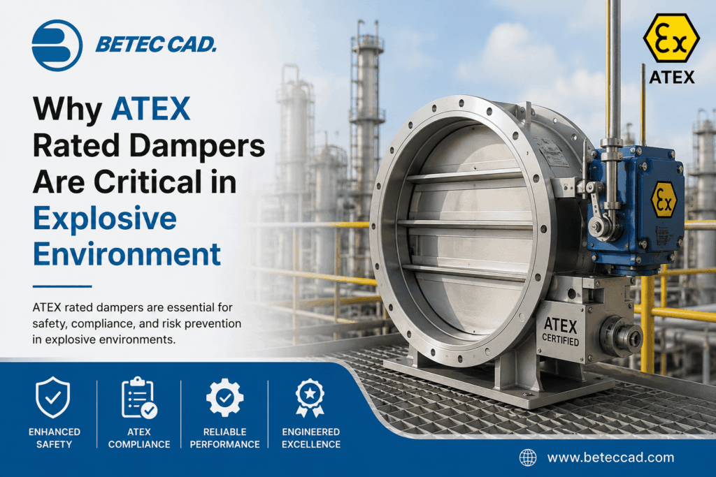 Why ATEX Rated Dampers Are Critical in Explosive Environment
