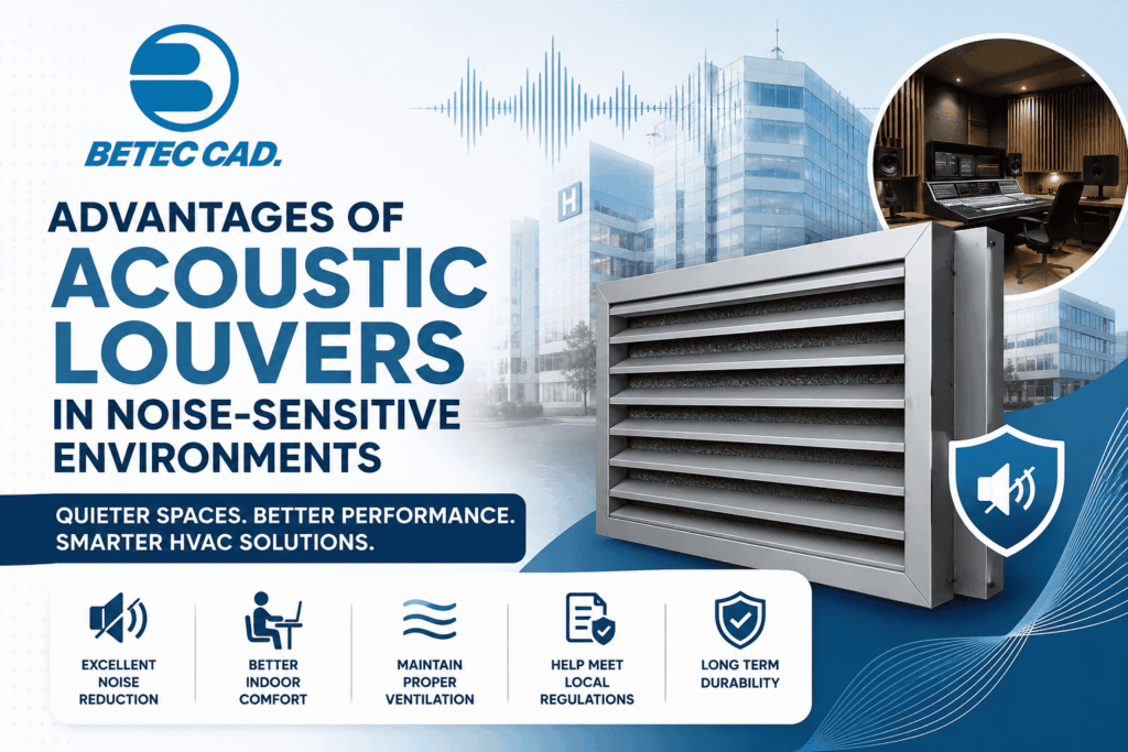 Advantages of Acoustic Louvers in Noise-Sensitive Environments