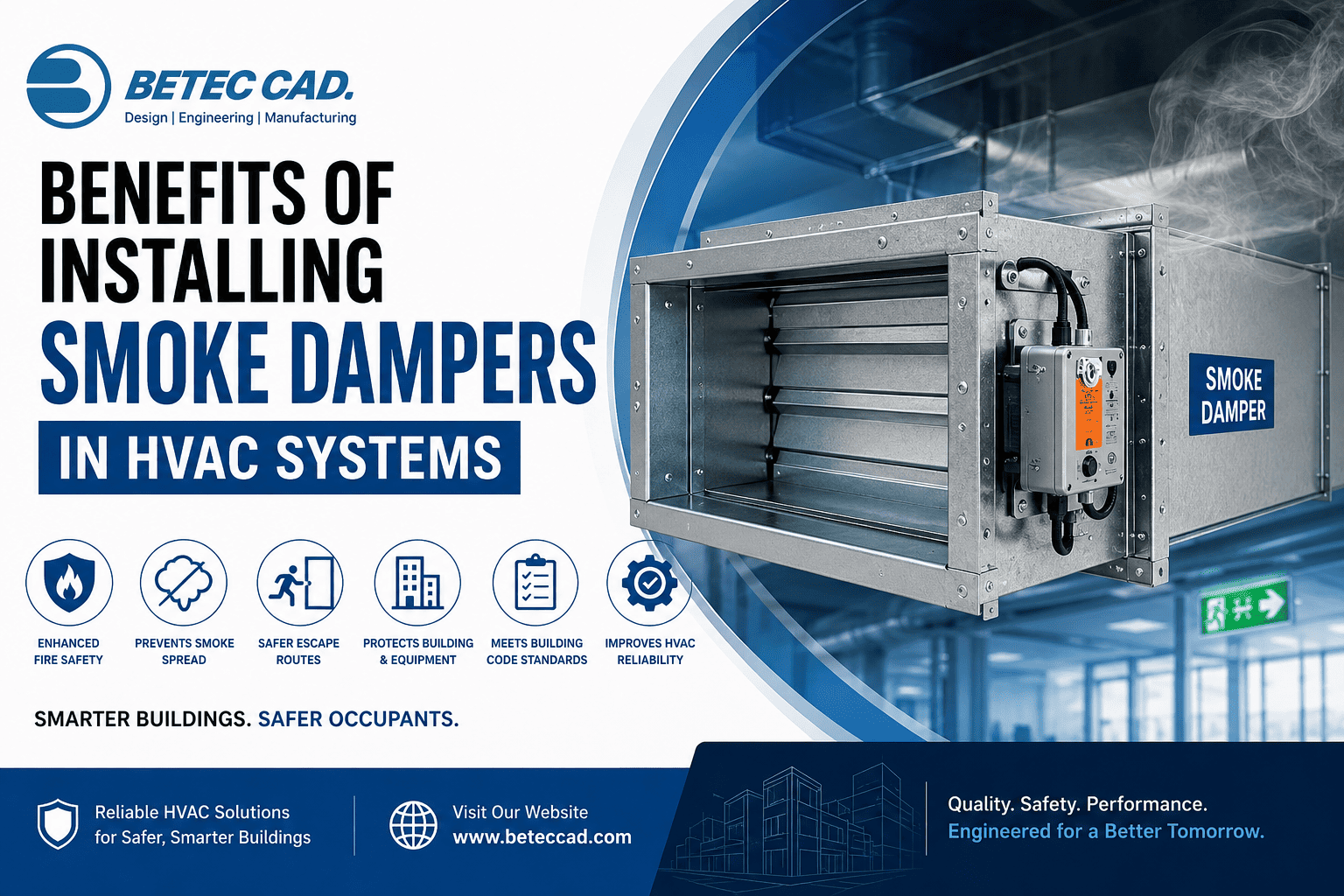 Benefits of Installing Smoke Dampers in HVAC Systems