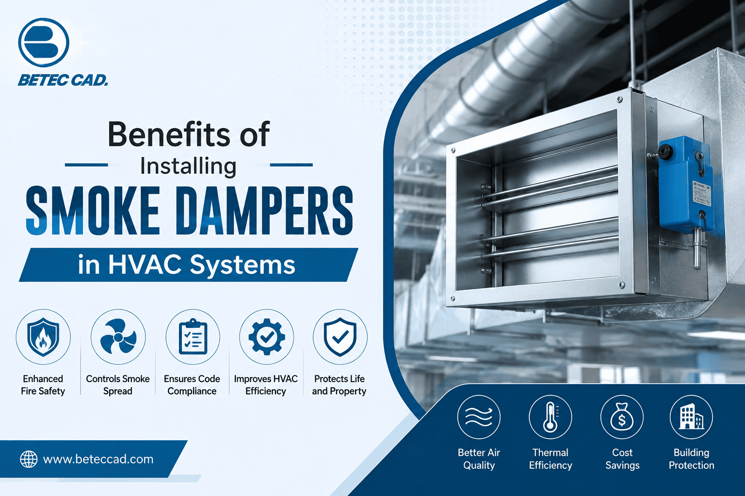 Benefits of Installing Smoke Dampers in HVAC Systems