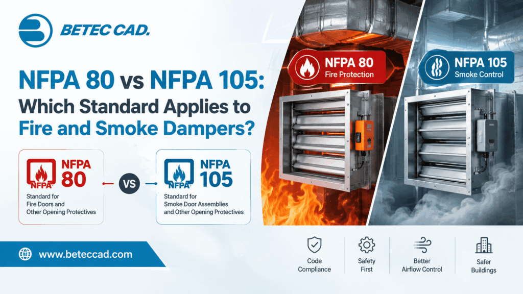 NFPA 80 vs NFPA 105: Which Standard Applies to Fire and Smoke Dampers?